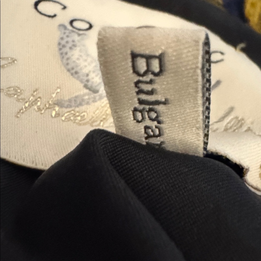 COTELAC x Raphaelle Cavalli Blue Gold Floral Embroidered Mini Skirt Designer 1 S - Picture 7 of 9